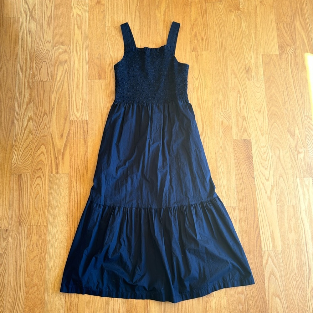 Everlane Smocked Cotton Dress
